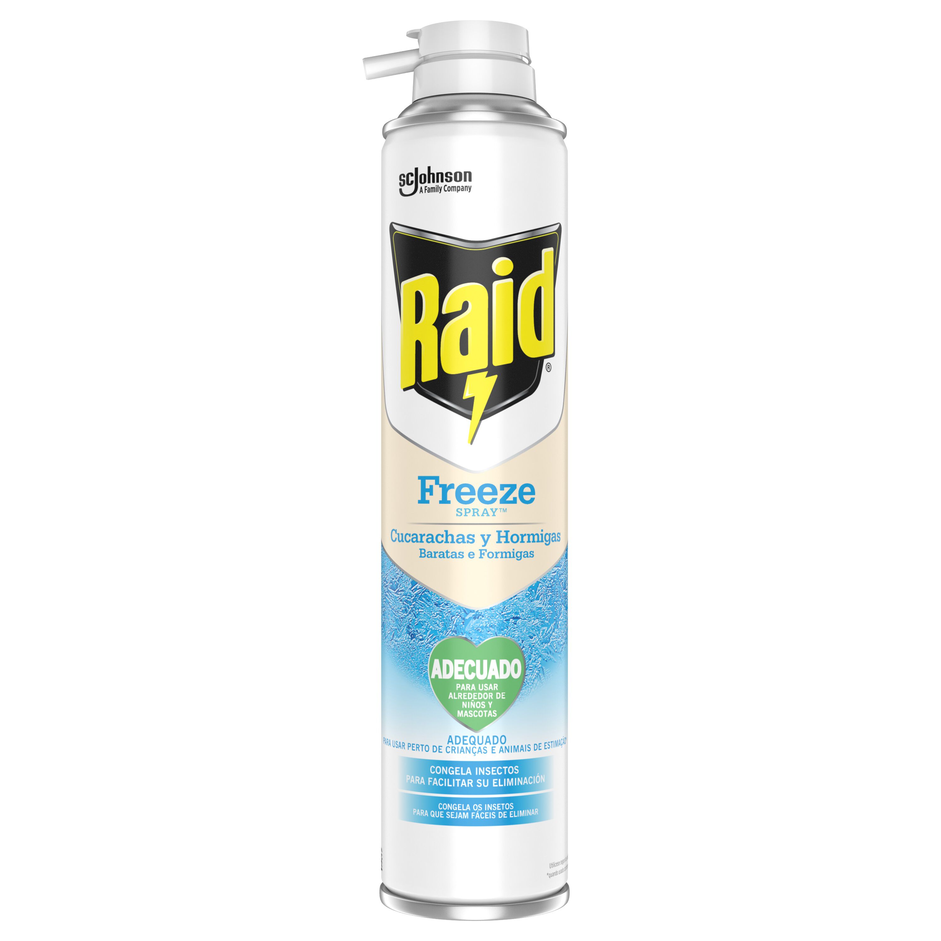 INSECTICIDAS RASTEJANTES RAID AEROSSOL FREEZE 350ML image number 0