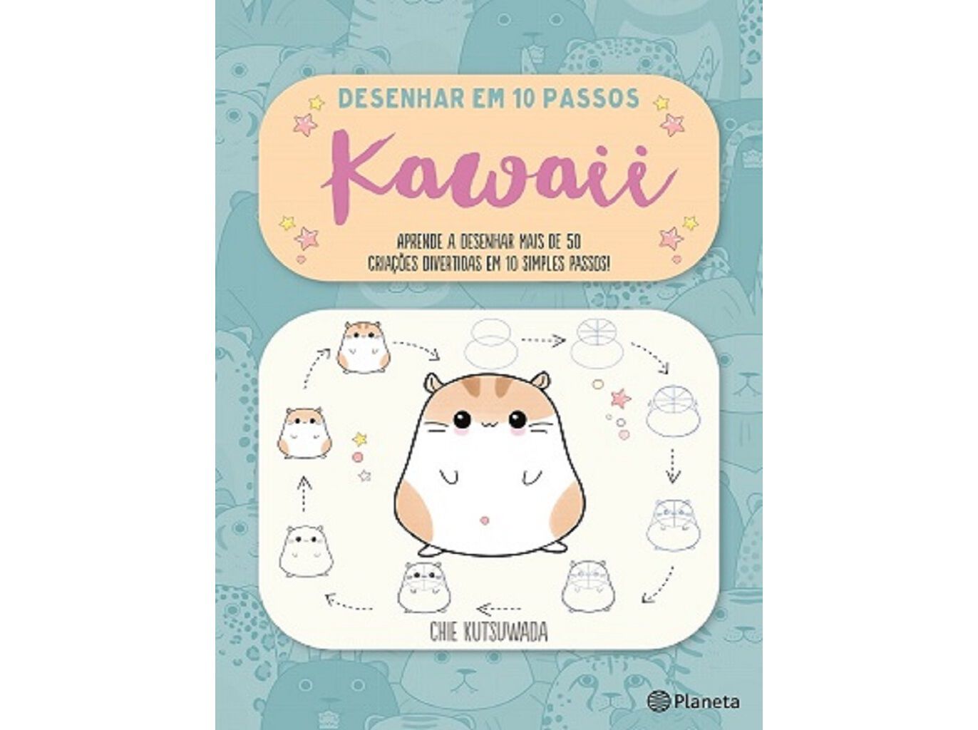 LIVRO DESENHAR EM 10 PASSOS KAWAII DE CHIE KUTSUWADA image number 0