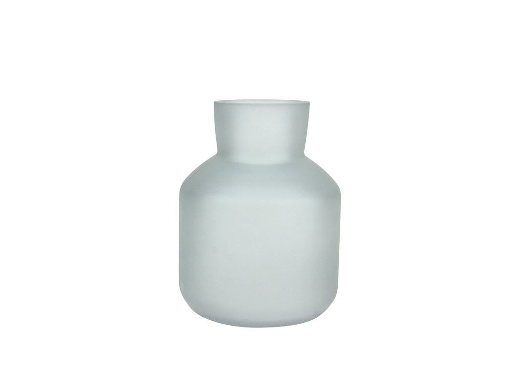 JARRA VIDRO FOSCO ACTUEL VERDE &Oslash;16X20CM