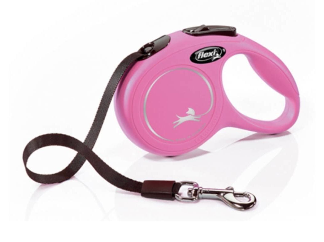 TRELA NEW CLASSIC FITA FLEXI ROSA 5M S 15KG