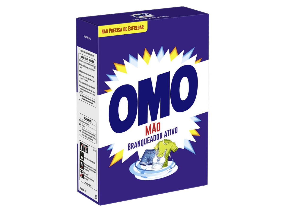 DETERGENTE OMO MANUAL ROUPA P&Oacute; 540G