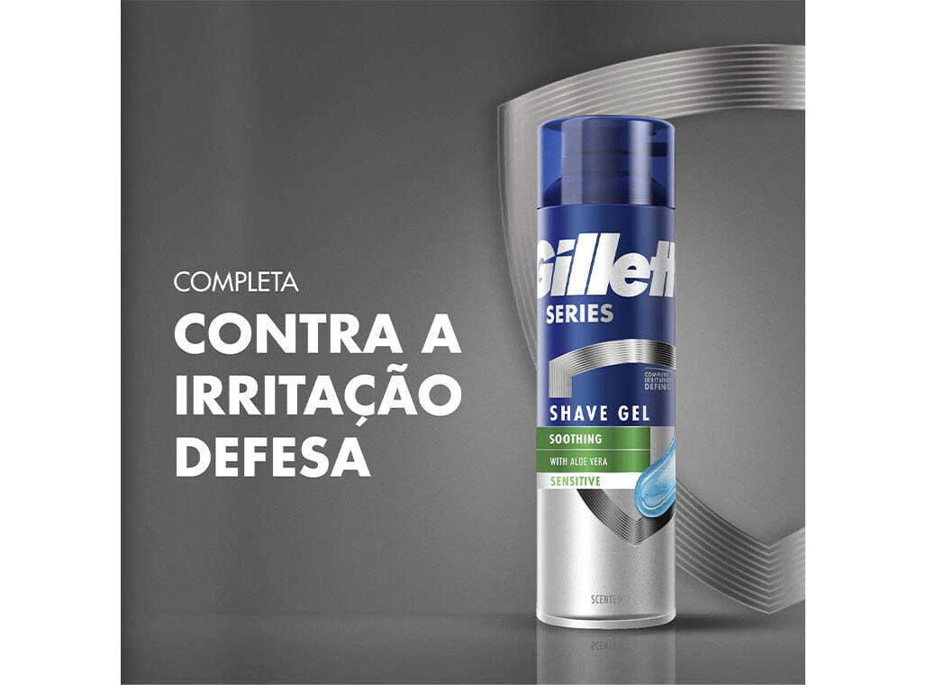 GEL DE BARBEAR SERIES SUAVIZANTE GILLETTE 200ML image number 5