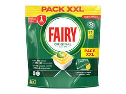 DETERGENTE LOIÇA MÁQUINA FAIRY TUDO EM UM LIMÃO 71 PASTILHAS
