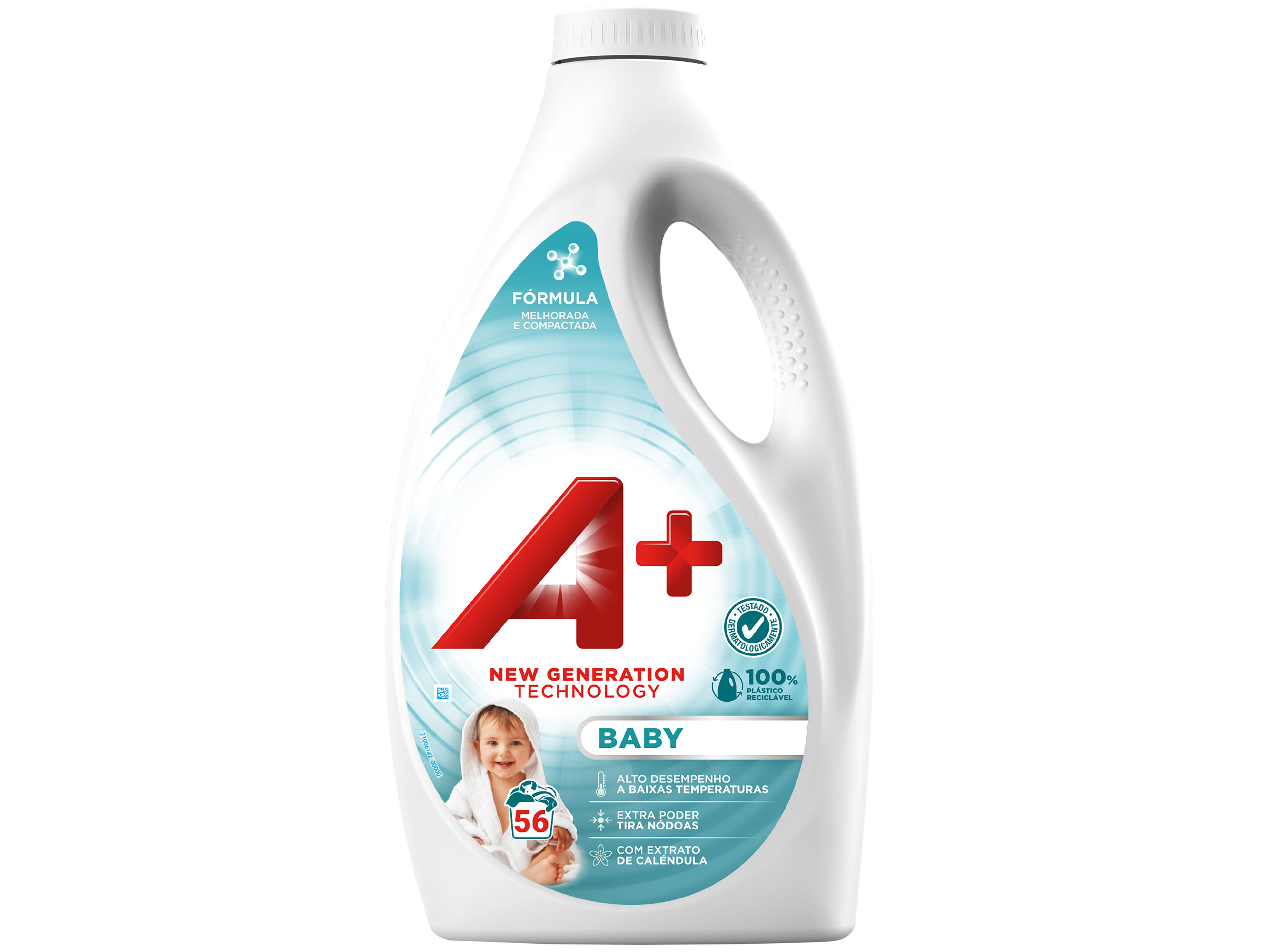 DETERGENTE ROUPA M&Aacute;QUINA A+ L&Iacute;QUIDO BABY 56 DOSES