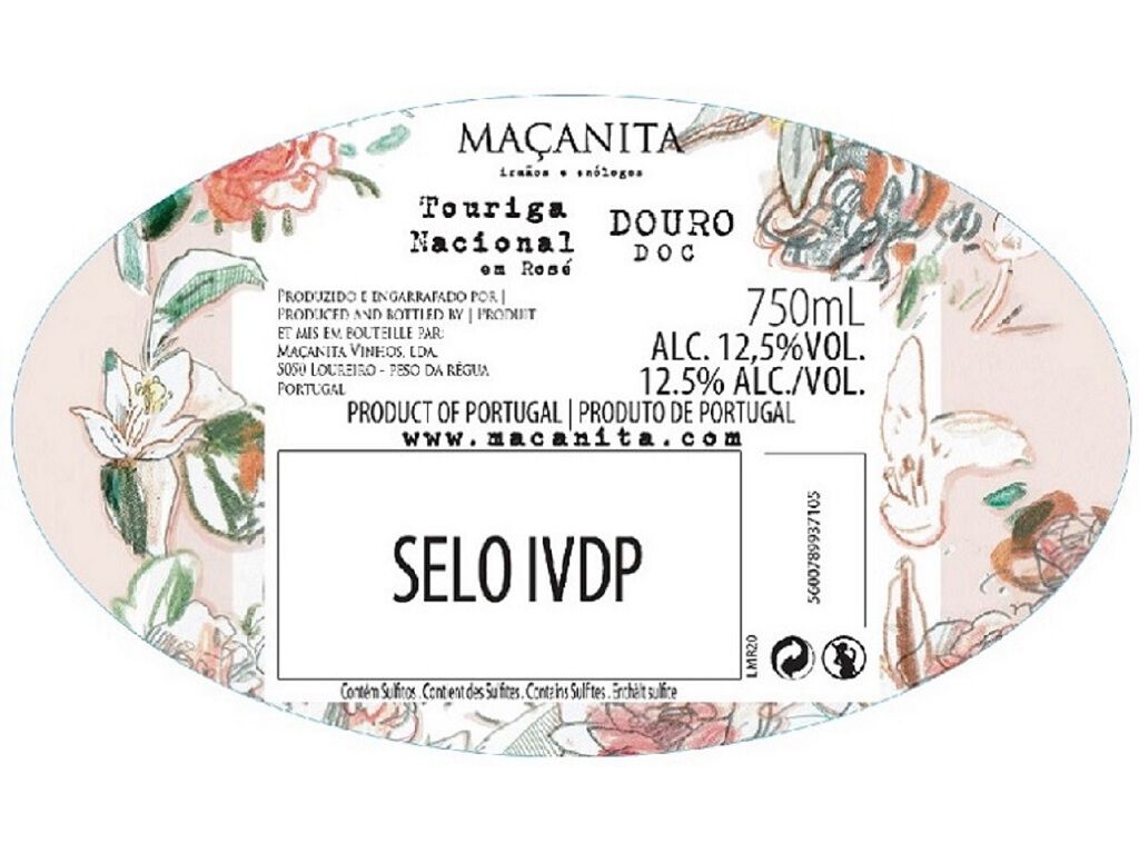 VINHO ROS&Eacute; MA&Ccedil;ANITA TOURIGA NACIONAL DOURO 0.75L image number 1