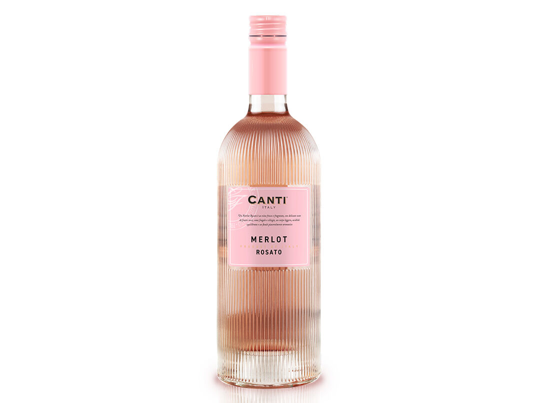 VINHO ROS&Eacute; CANTI MERLOT IT&Aacute;LIA 0.75L image number 0