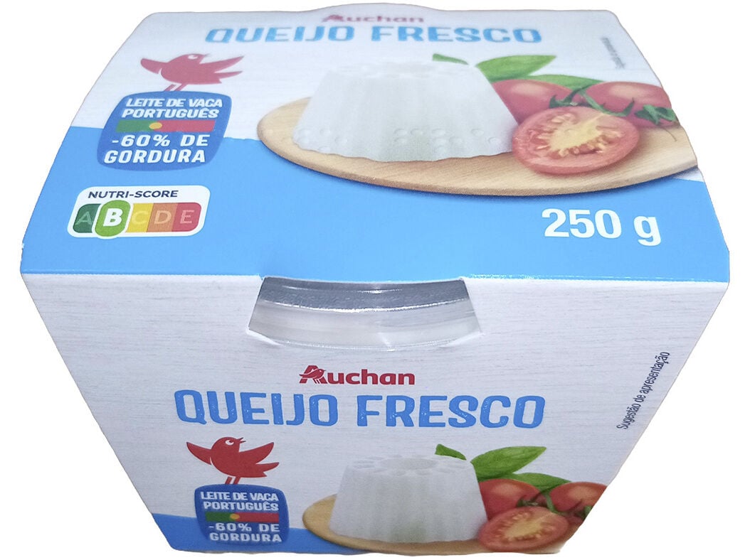 QUEIJO FRESCO AUCHAN LIGHT 250G image number 0