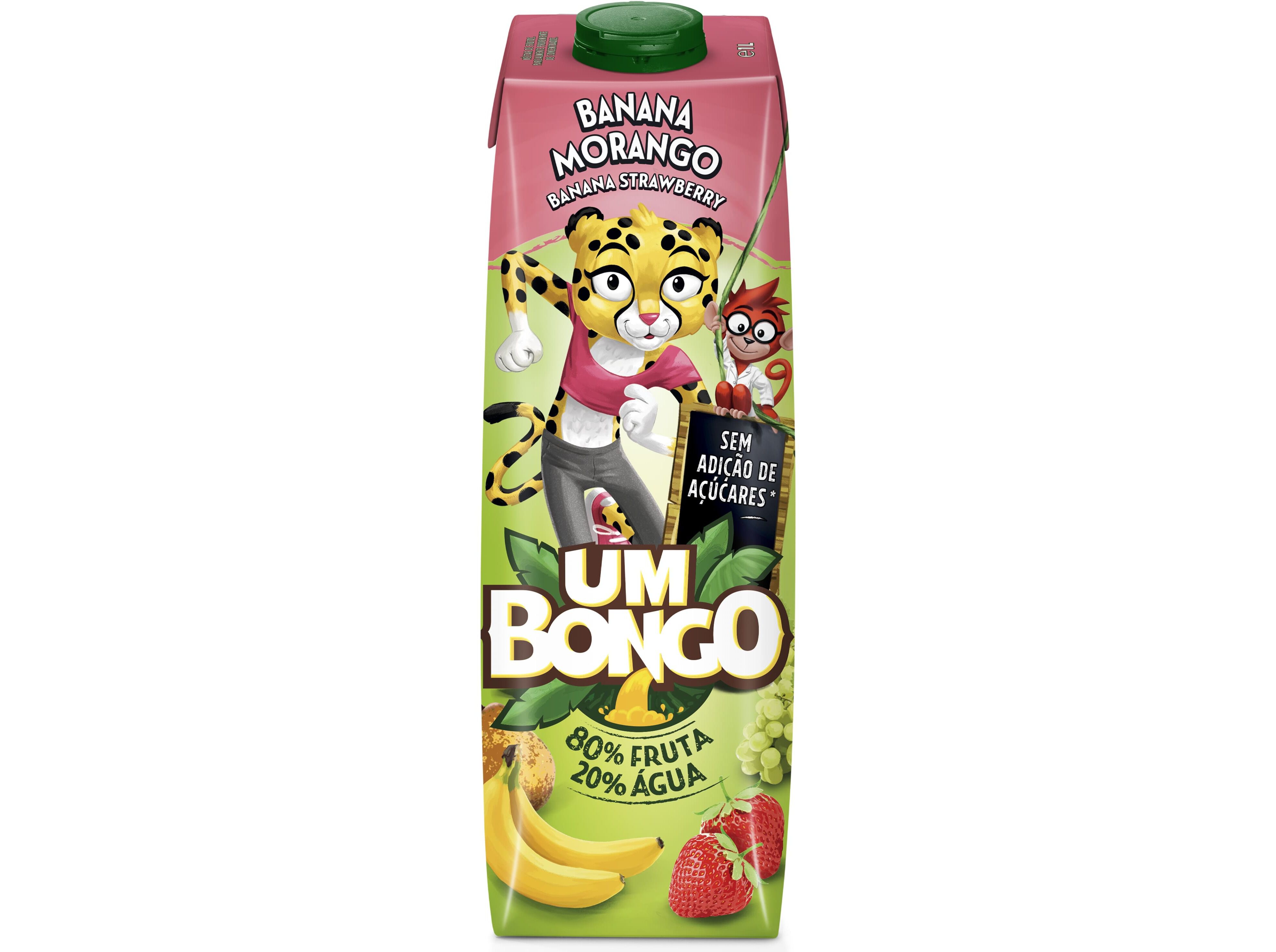 SUMO UM BONGO BANANA MORANGO 1L image number 0