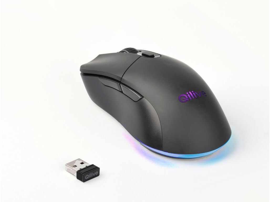 RATO GAMING SEM FIO QILIVE Q.3509 PRETO image number 0
