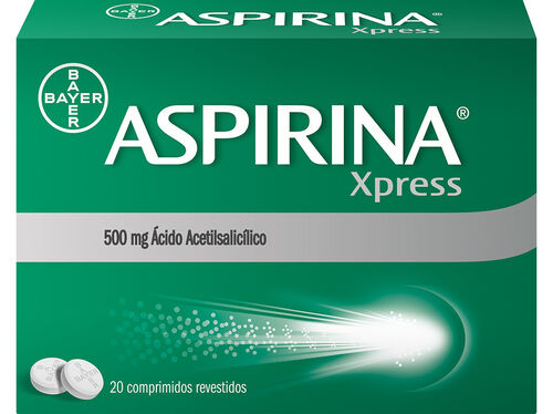 COMPRIMIDOS ASPIRINA XPRESS 500MG 20UN image number 0