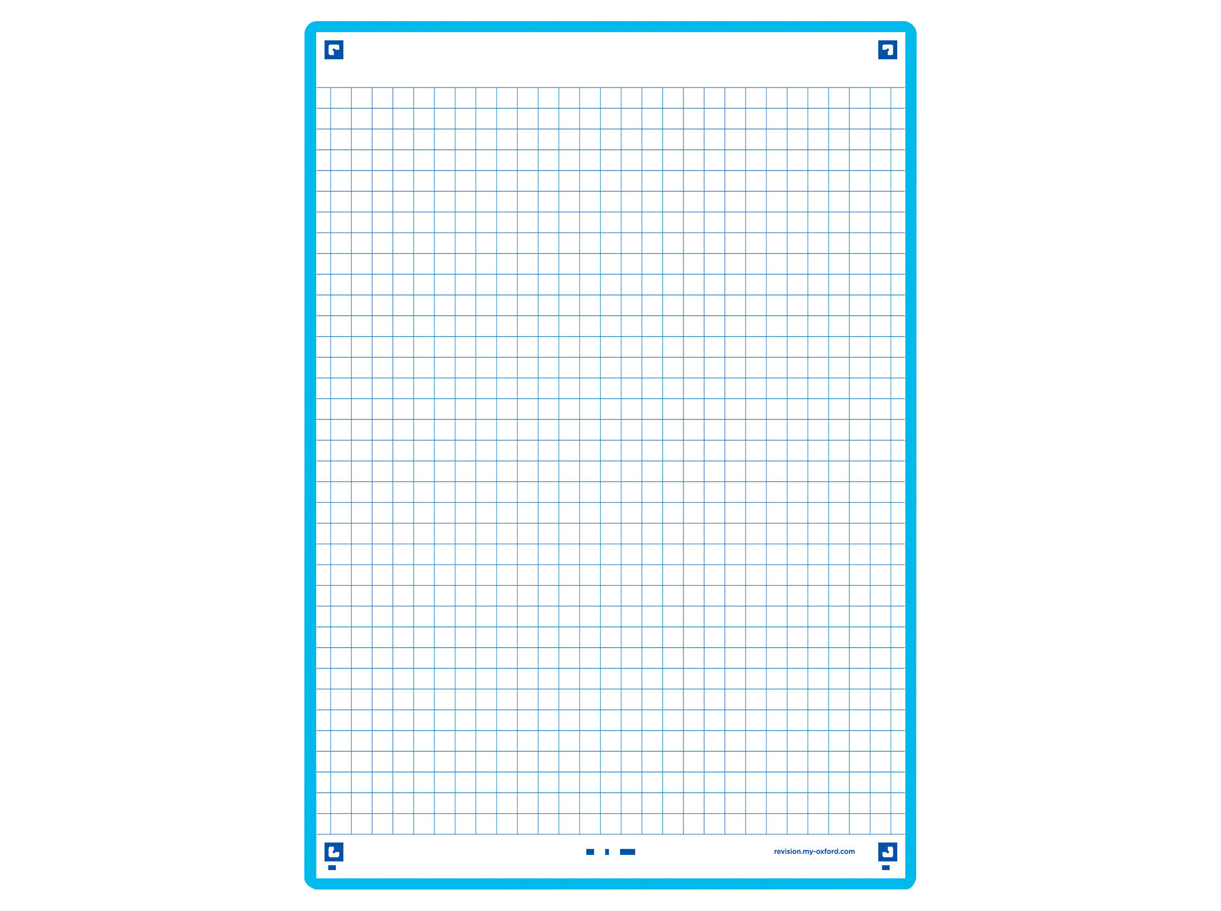 FLASHCARDS QUADRICULADOS OXFORD 2.0 A5 TURQUESA 30 FOLHAS image number 1