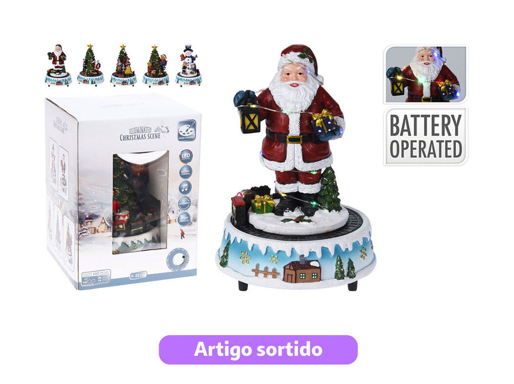 CAIXA DE M&Uacute;SICA COMBOIO 15.5X15.5X22CM MODELOS SORTIDOS image number 0