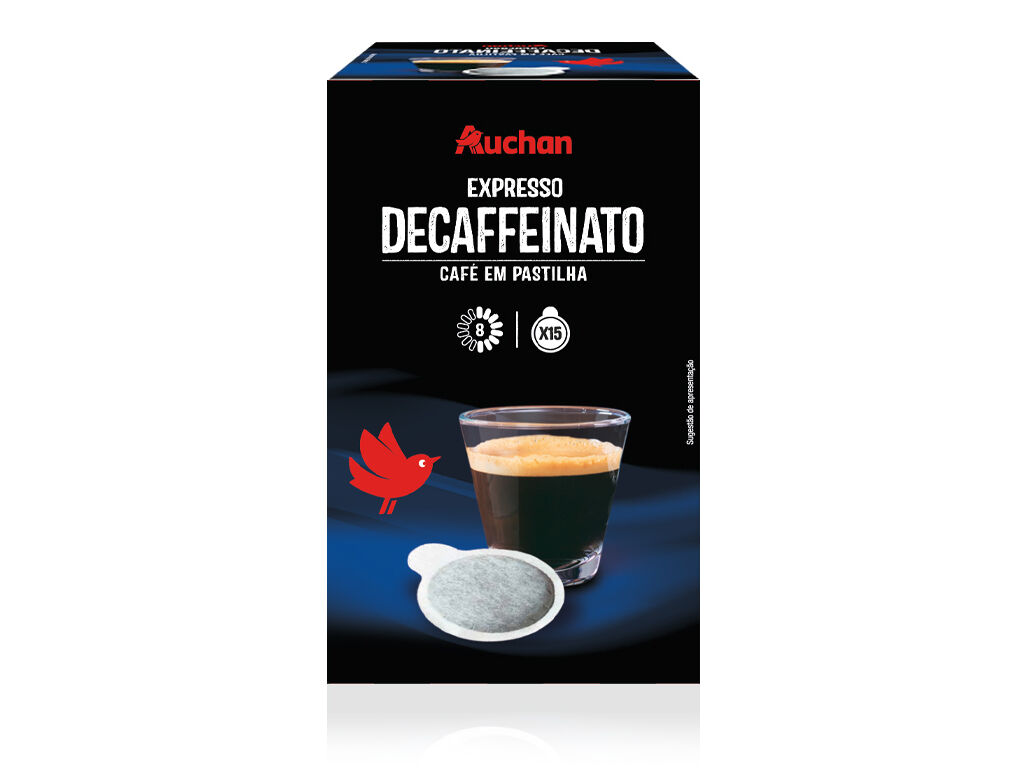 PASTILHAS AUCHAN CAF&Eacute; DESCAFEINADO INTENSIDADE 8 15UN image number 4