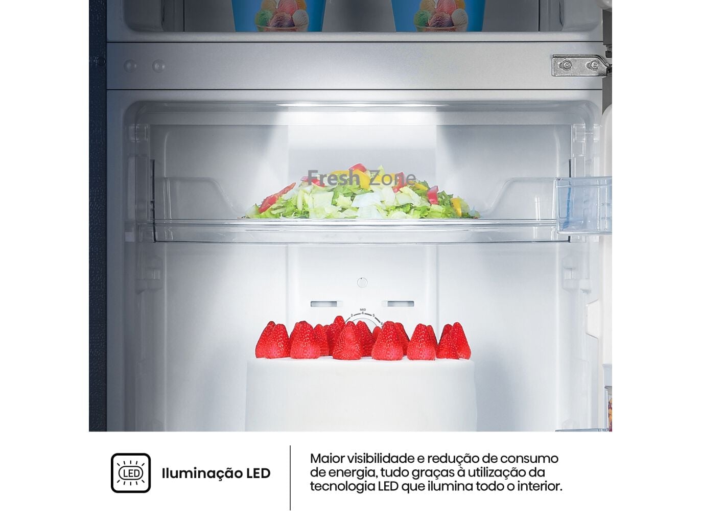 FRIGOR&Iacute;FICO 2 PORTAS HISENSE RT422N4ACE (NO FROST E 169CM 325L LOOK INOX image number 11