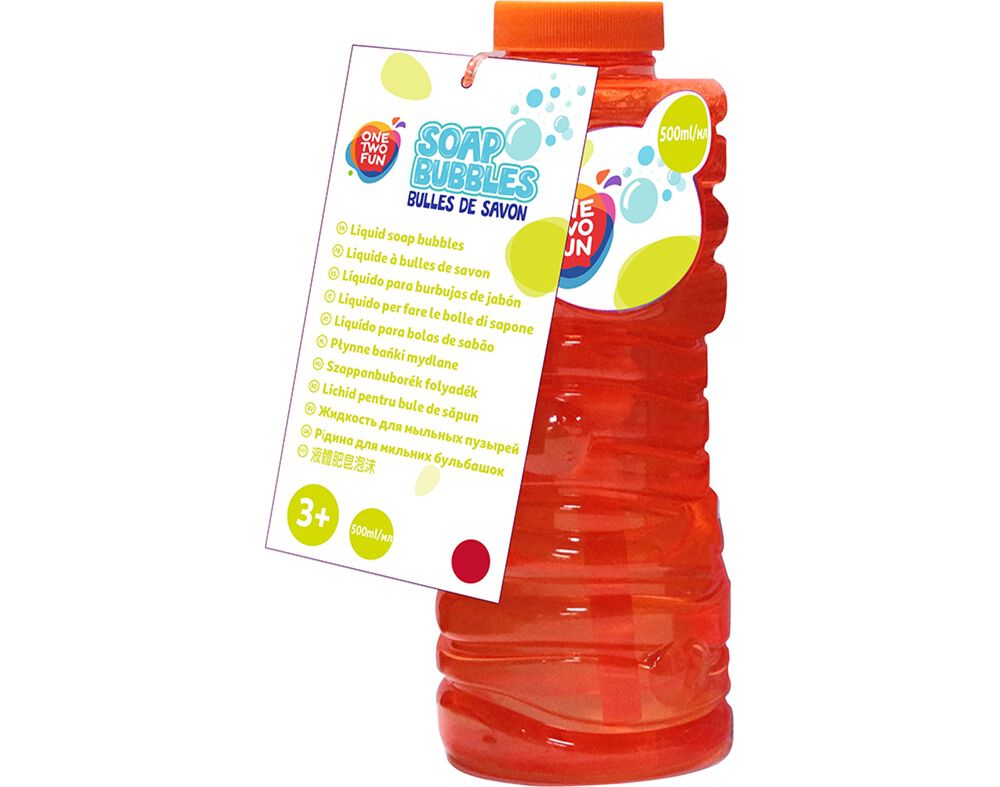 BOLAS DE SAB&Atilde;O ONE TWO FUN 500ML CORES SORTIDAS image number 1