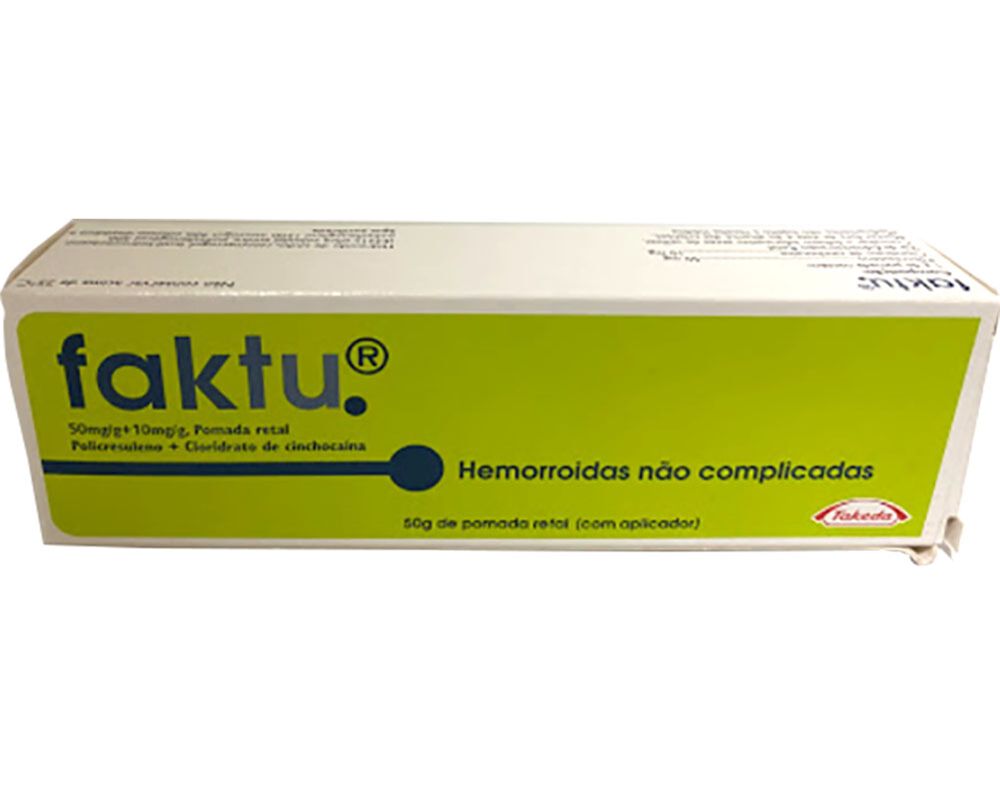 POMADA RETAL FAKTU 50MG/G + 10MG/G 50G image number 0