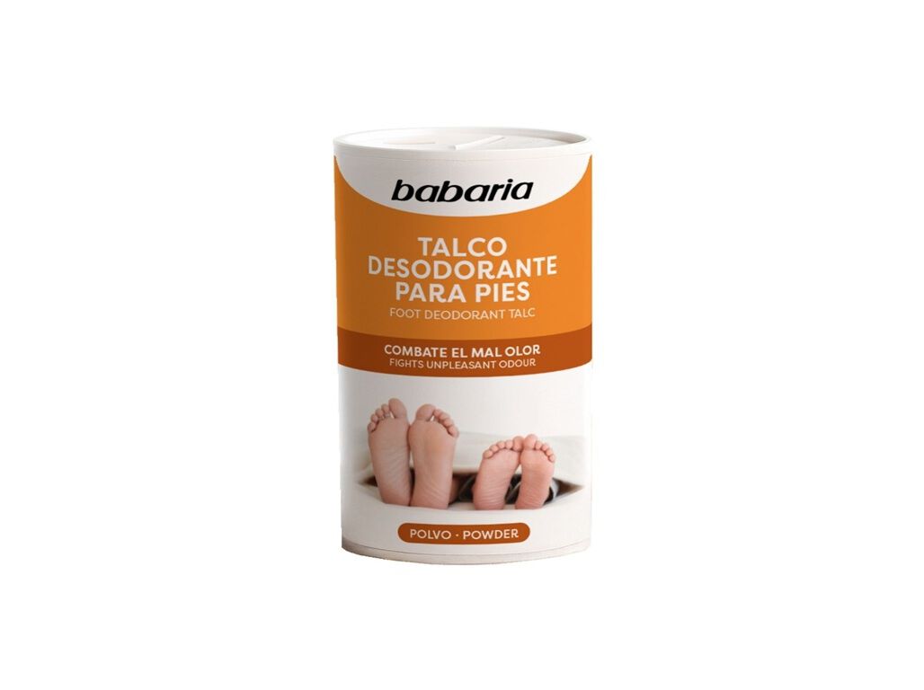 TALCO BABARIA DESODORIZANTE PARA P&Eacute;S 100 ML image number 0