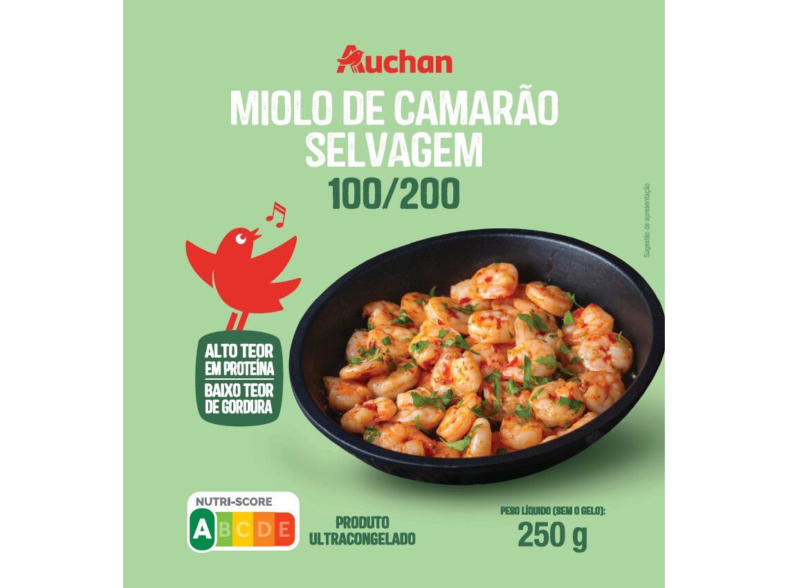 MIOLO DE CAMAR&Atilde;O AUCHAN SELVAGEM 100/200 250G