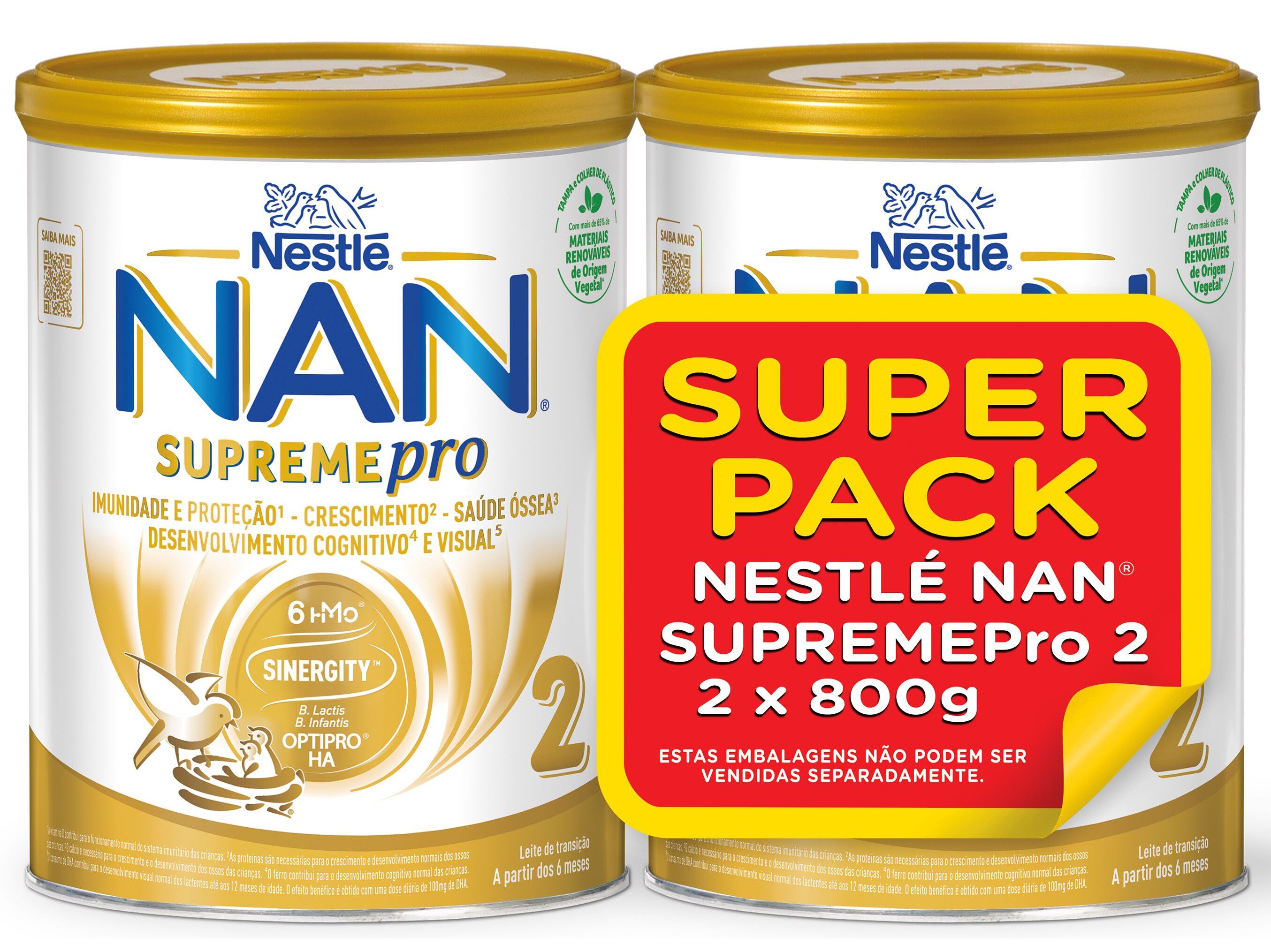 LEITE NAN SUPREME PRO 2 PACK 1.6KG image number 0