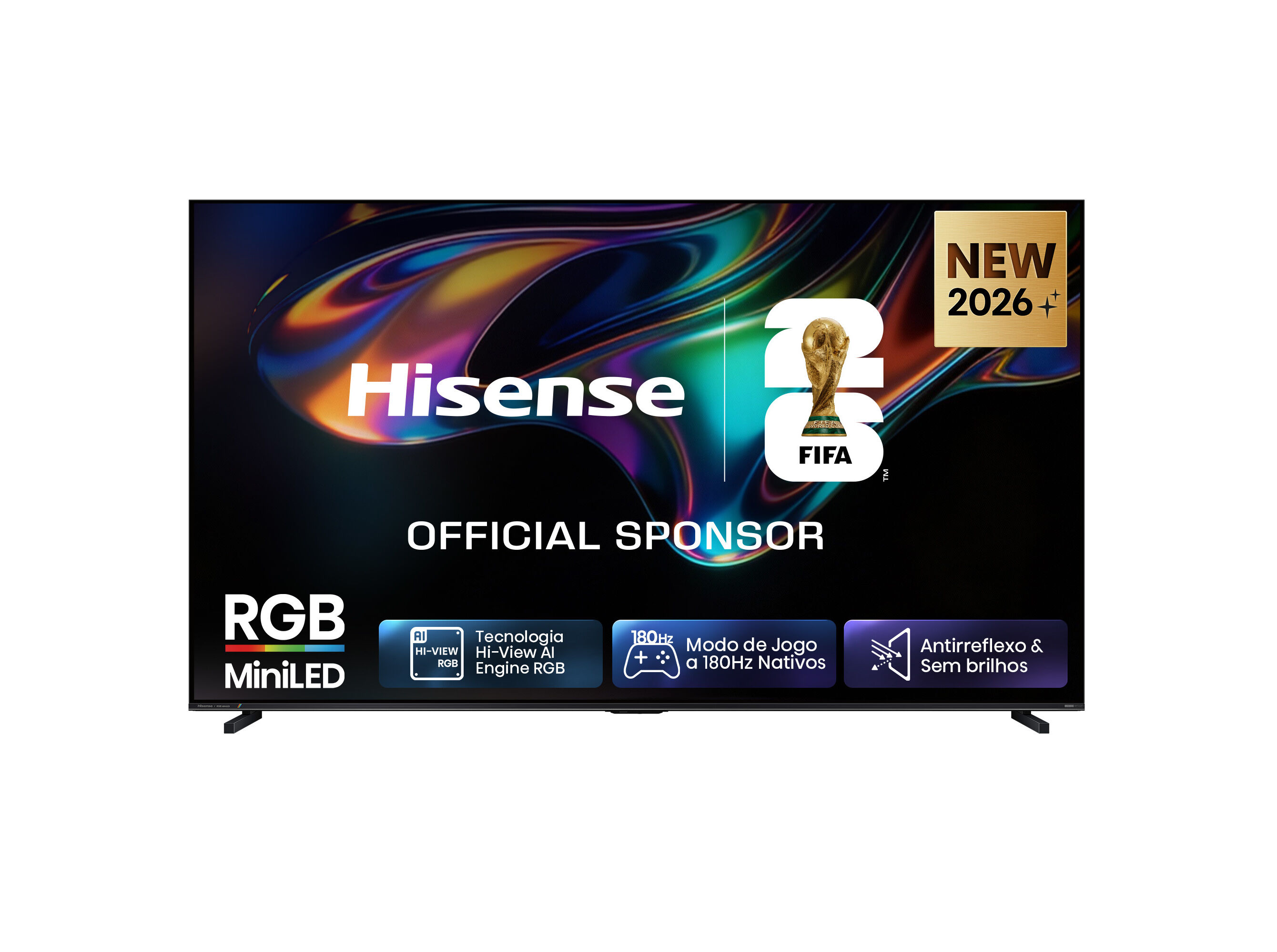 TV MINILED HISENSE 100UR8S (100" 165HZ GOOGLE TV 254CM)