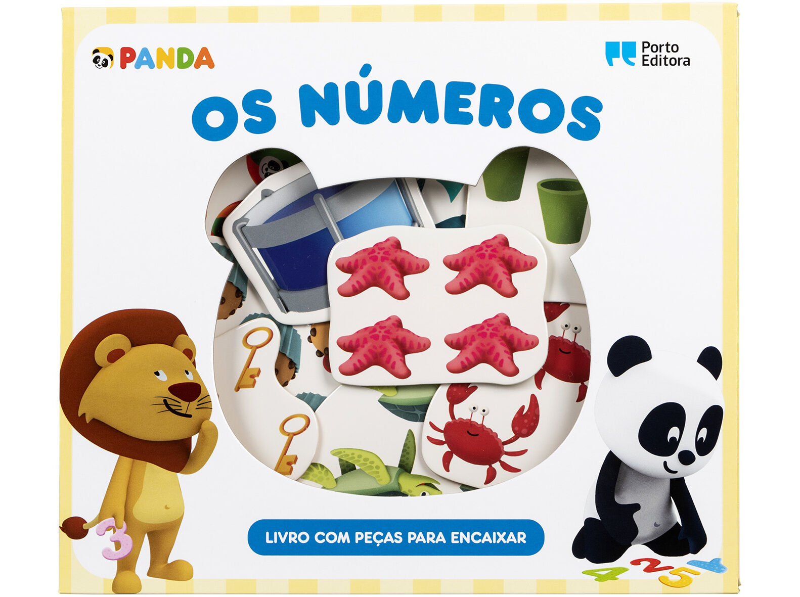 LIVRO CANAL PANDA - OS N&Uacute;MEROS LIVRO COM PE&Ccedil;AS PARA ENCAIXAR image number 0