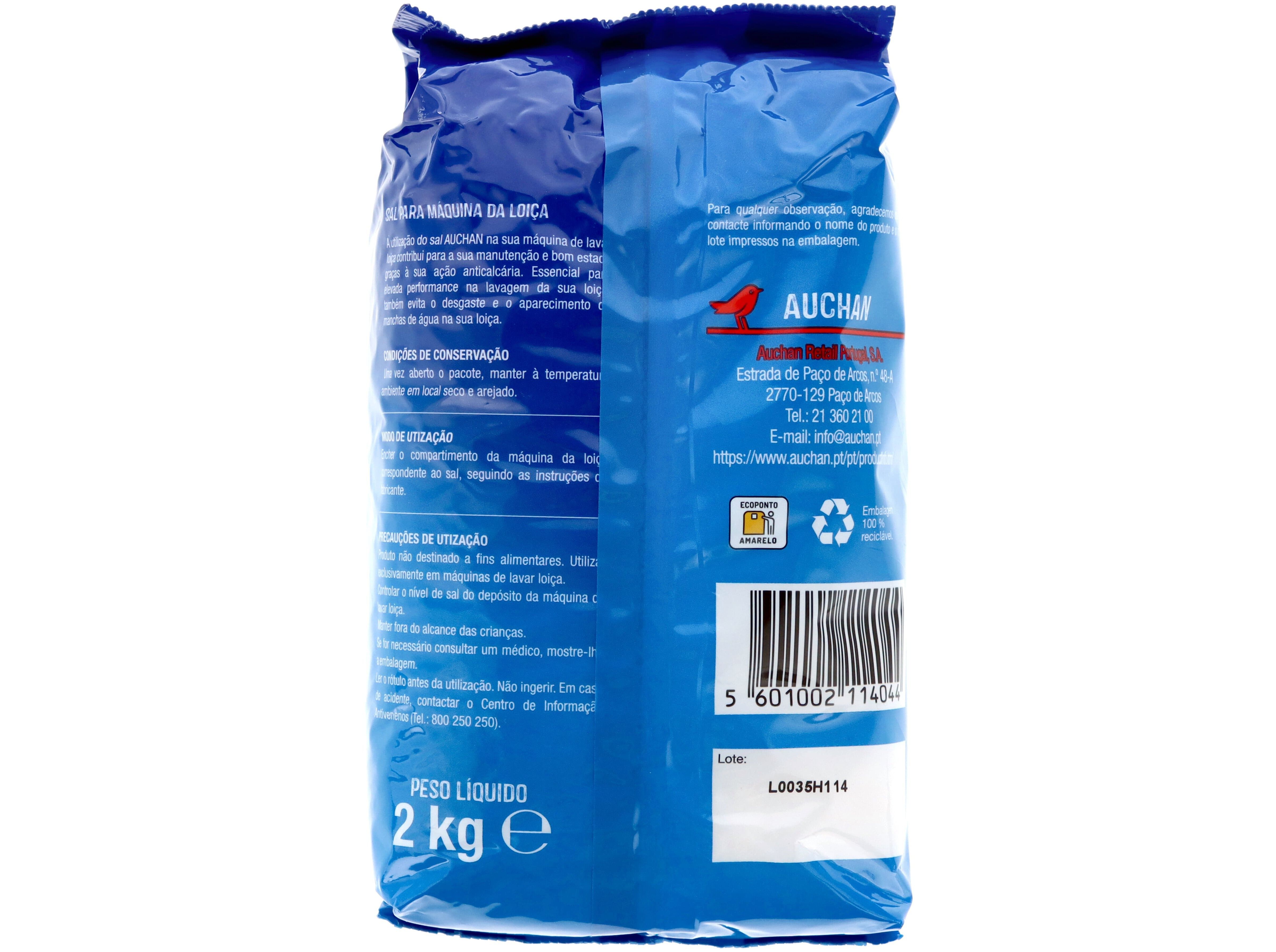 SAL AUCHAN M&Aacute;QUINA LOI&Ccedil;A 2KG image number 1
