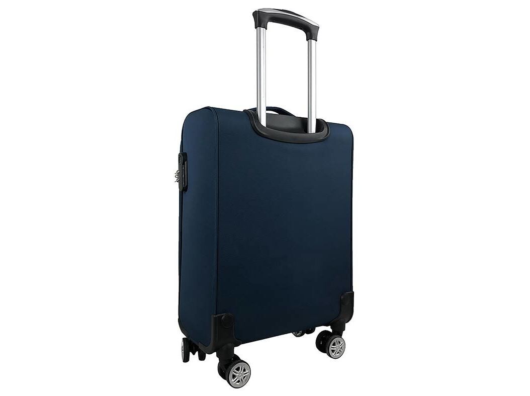 MALA DE CABINE FLEX&Iacute;VEL AIRPORT AZUL 8 RODAS 55CM image number 1