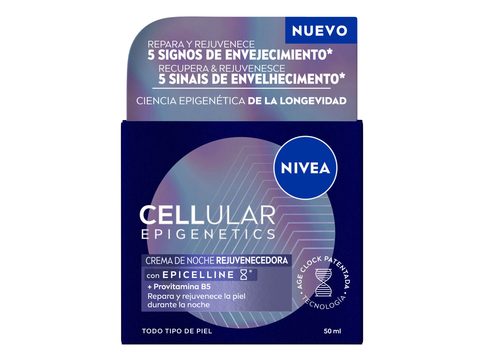 CREME ROSTO NOITE NIVEA EPIGENETICS REJUVENESCEDOR 50ML image number 0