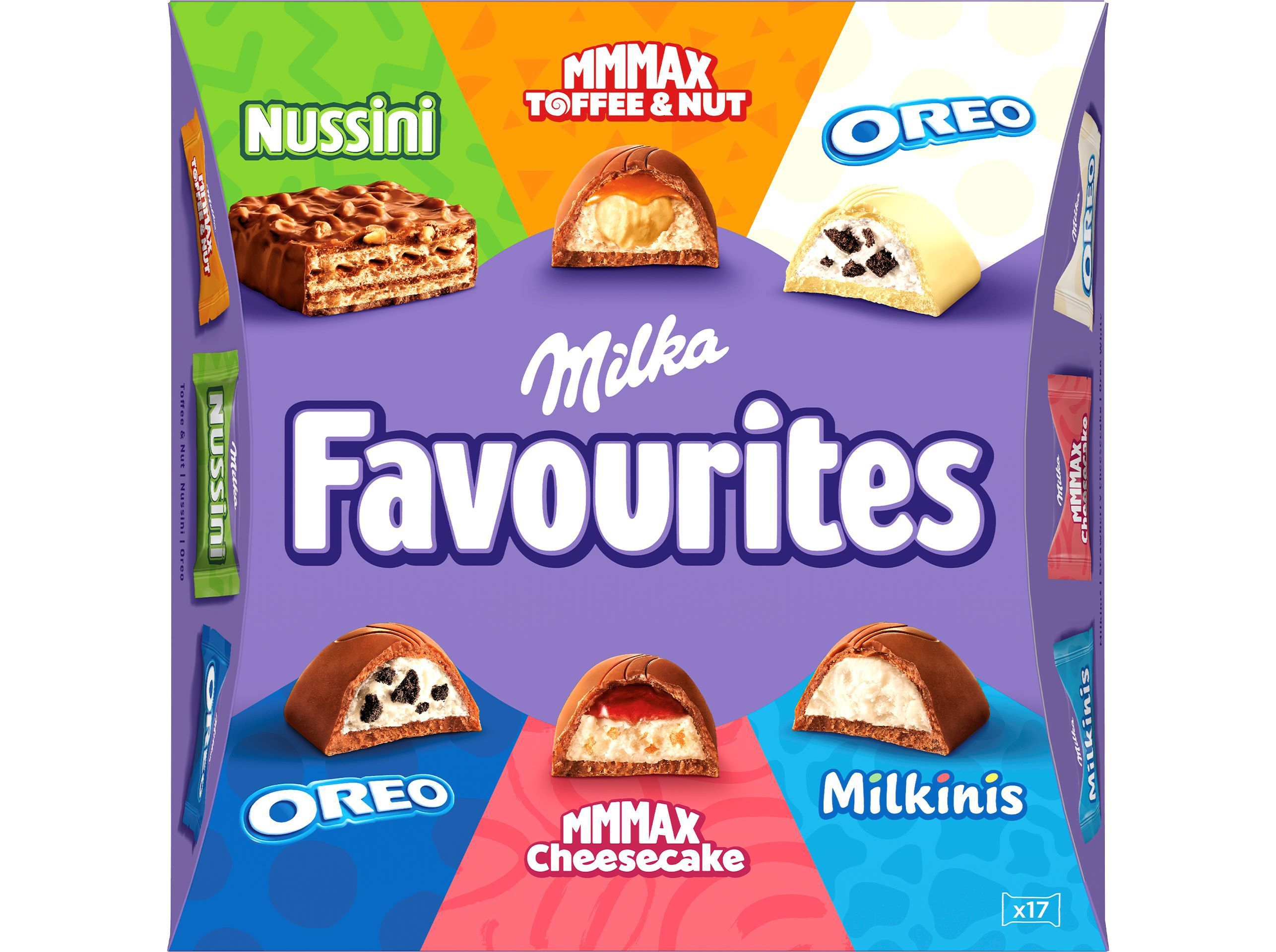 CHOCOLATES MILKA FAVOURITES 141G