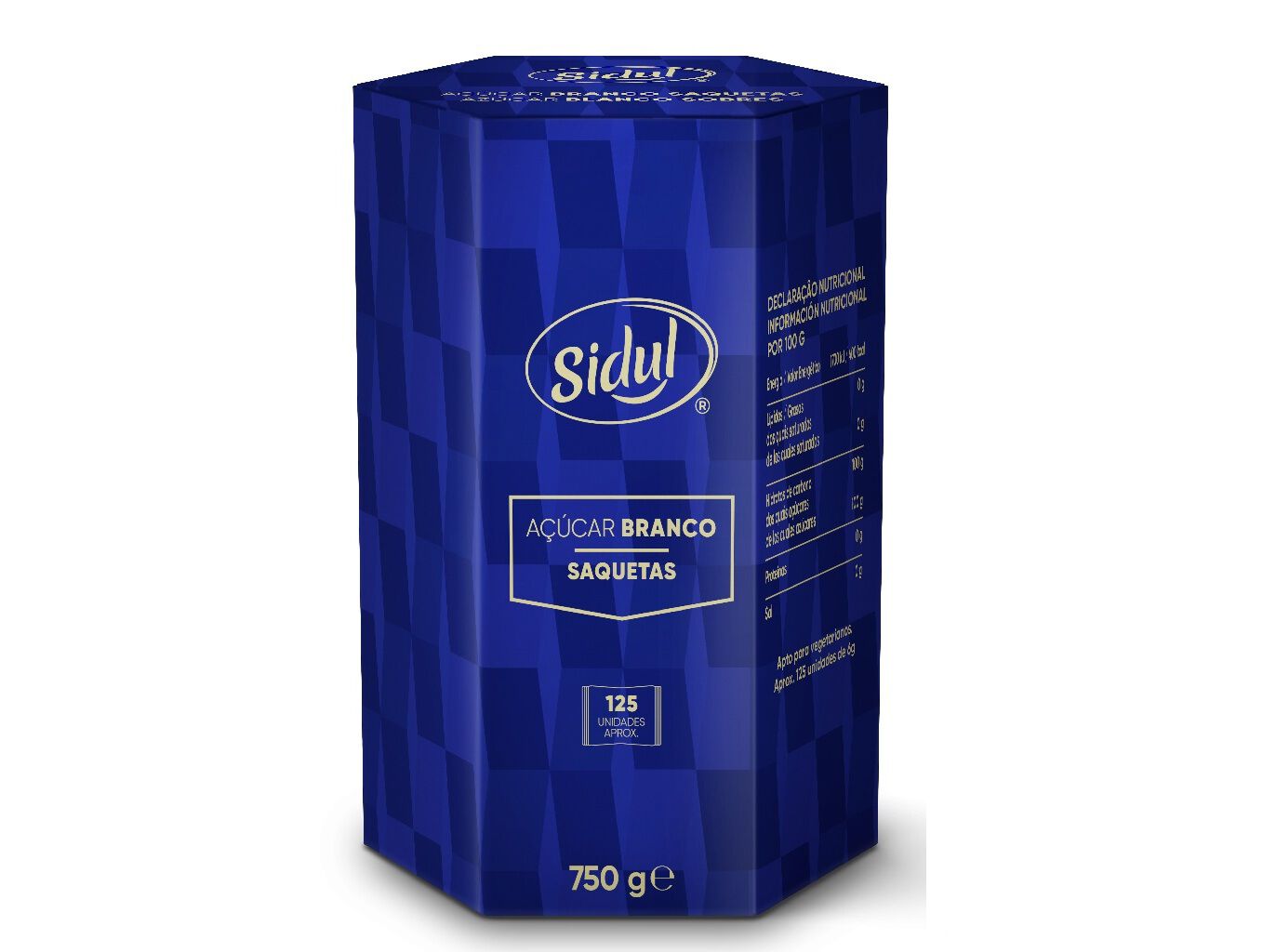 A&Ccedil;&Uacute;CAR SIDUL BRANCO 125UN 750G image number 0