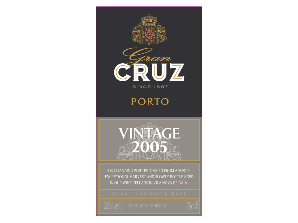 VINHO PORTO CRUZ VINTAGE 2005 0.75L image number 1