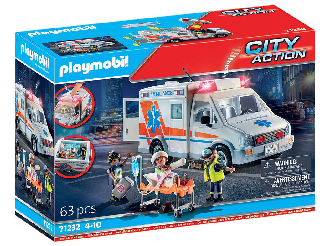 AMBUL&Acirc;NCIA PLAYMOBIL 71232 image number 0
