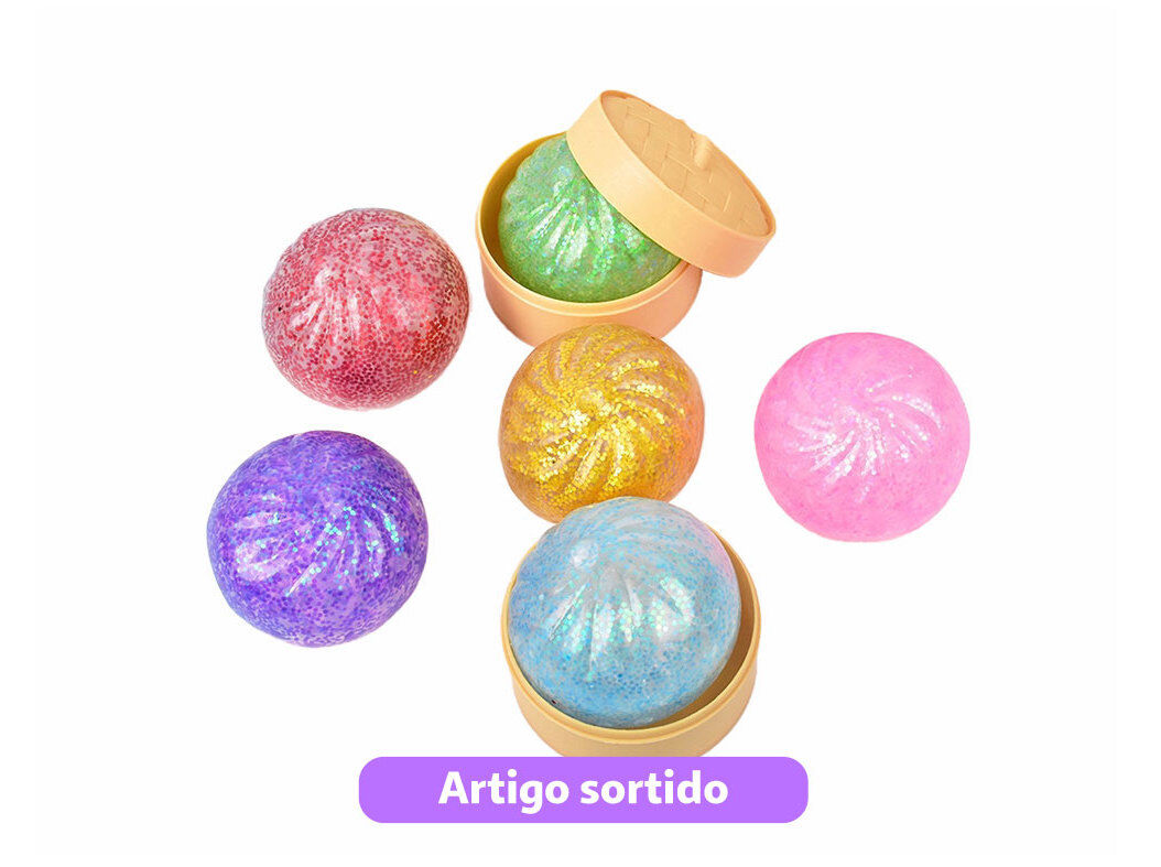 SQUEEZE DUMPLING GLITTER DO ART 10 CM MODELOS SORTIDOS image number 0