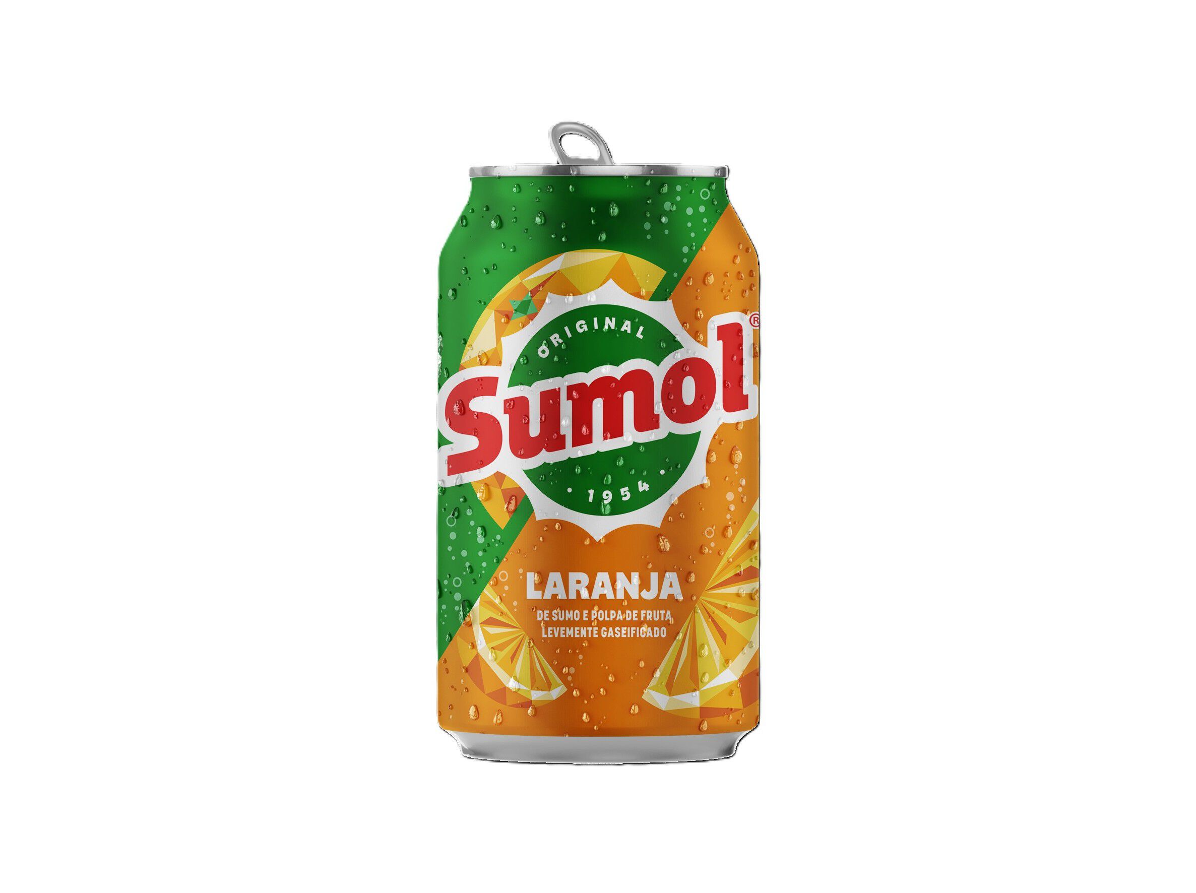 REFRIGERANTE COM G&Aacute;S SUMOL LARANJA LATA 0.33L (SDR) image number 0
