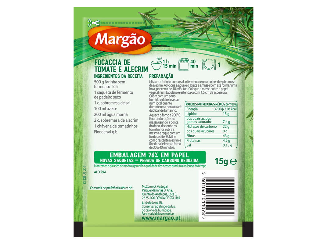 ALECRIM MARG&Atilde;O 15G image number 1