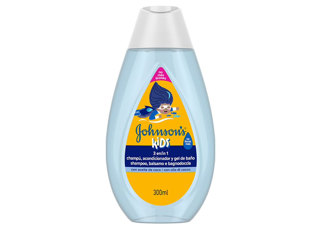 CHAMP&Ocirc; CRIAN&Ccedil;A JOHNSON'S BABY 3 EM 1 KIDS 300ML image number 0