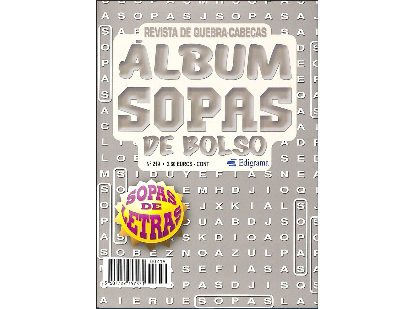 REVISTAS &Aacute;LBUM SOPAS DE BOLSO image number 0