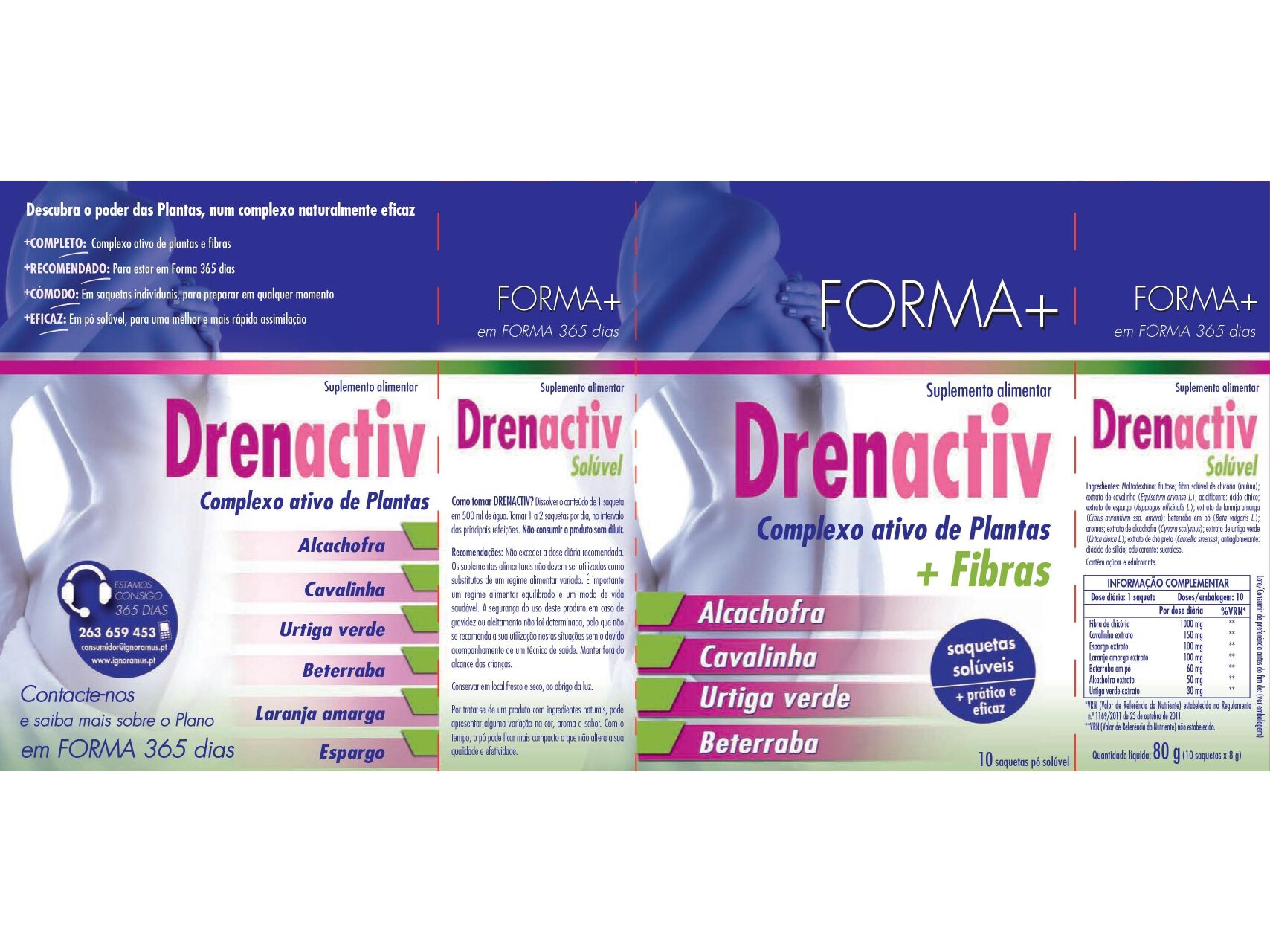 SUPLEMENTO FORMA+ DRENACTIVE SOL&Uacute;VEL 10 SAQ image number 1