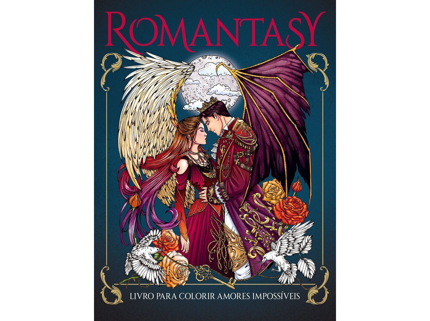 LIVRO ROMANTASY - LIVRO PARA COLORIR AMORES IMPOSS&Iacute;VEIS image number 0