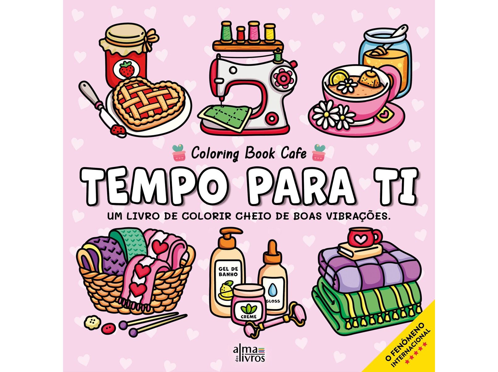 LIVRO TEMPO PARA TI COLORING BOOK CAFE image number 0