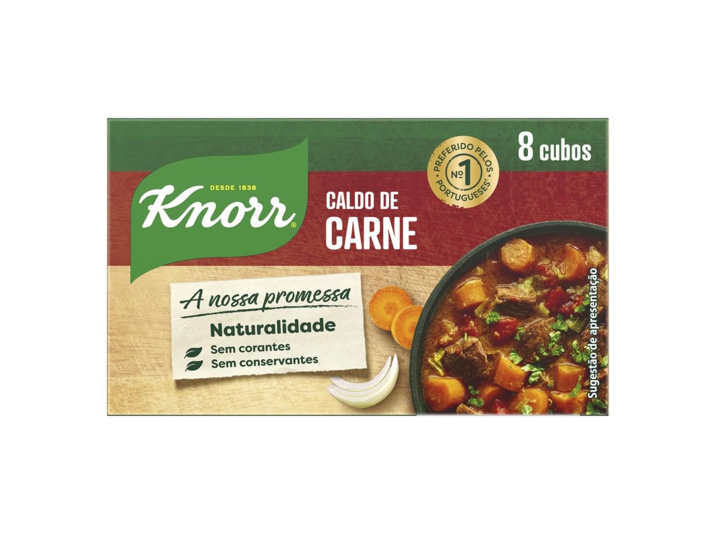 CALDO KNORR CARNE 8 CUBOS 80G image number 1