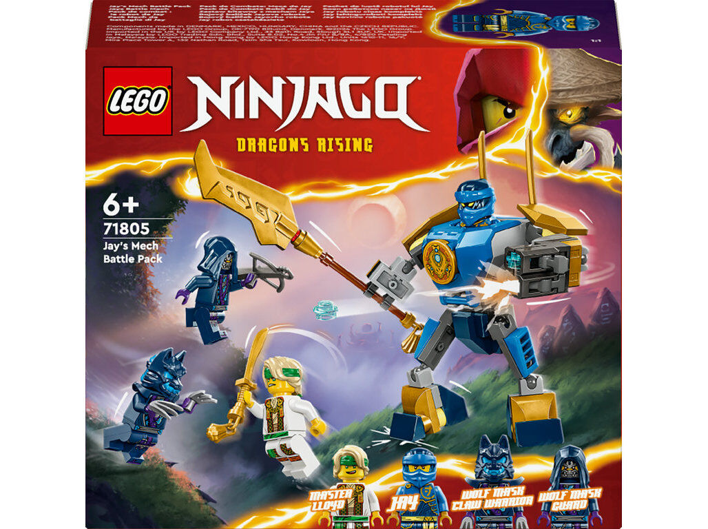 PACK COMBATE DO JAY LEGO NINJAGO 71805 image number 0