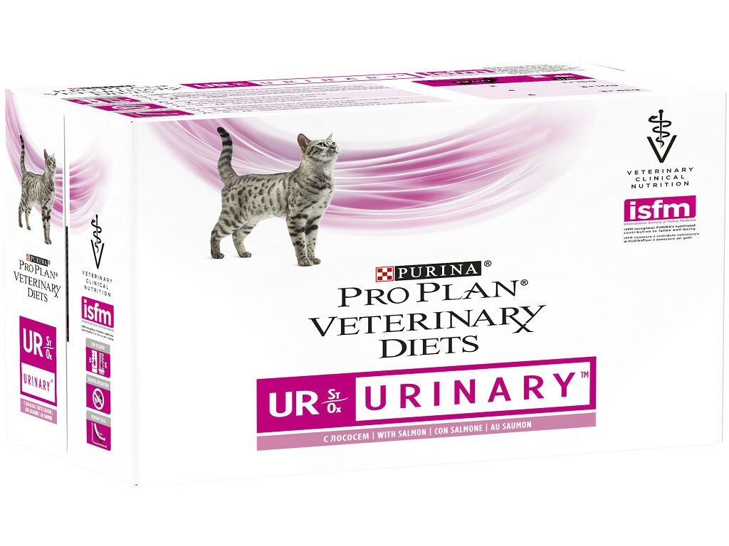 COMIDA H&Uacute;MIDA VETERIN&Aacute;RIA PARA GATO PRO PLAN ST/OX URINARY SALM&Atilde;O 10X85G