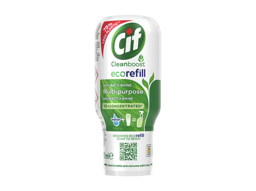 LIMPEZA MULTISUPERFICIES CIF ECO REFILL SPRAY 70ML image number 0