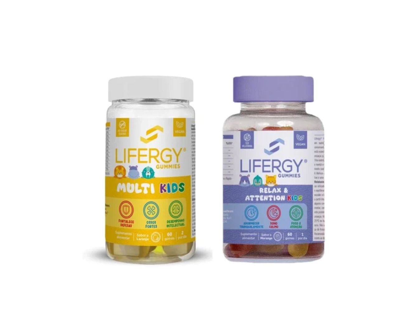 PACK KIDS LIFERGY MULTI + RELAX ATTENTION 2X60UN image number 0