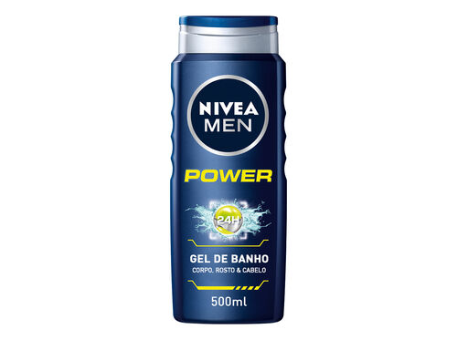 Gel de Banho Power NIVEA MEN 500 ml image number 0