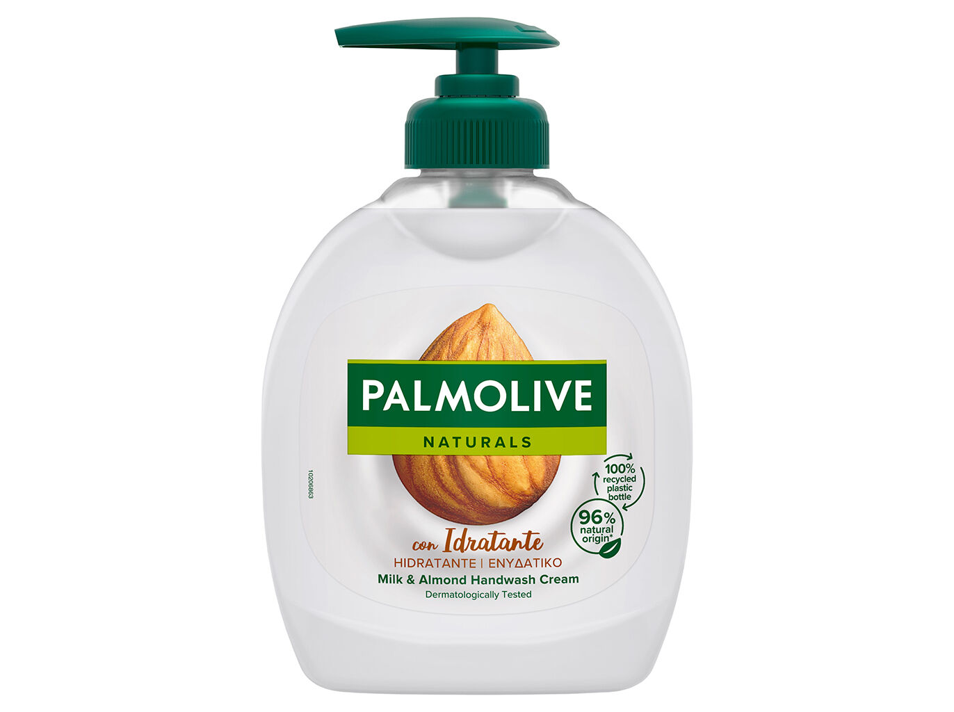 Sabonete L&iacute;quido Doseador Naturals Hidratante Leite de Am&ecirc;ndoa Palmolive 300ml image number 0