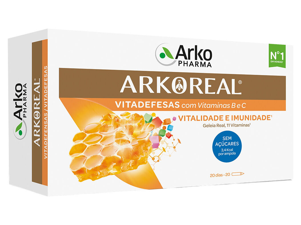 SUPLEMENTO ARKOREAL VITAMINADA SEM A&Ccedil;&Uacute;CAR 20 AMPOLAS image number 0