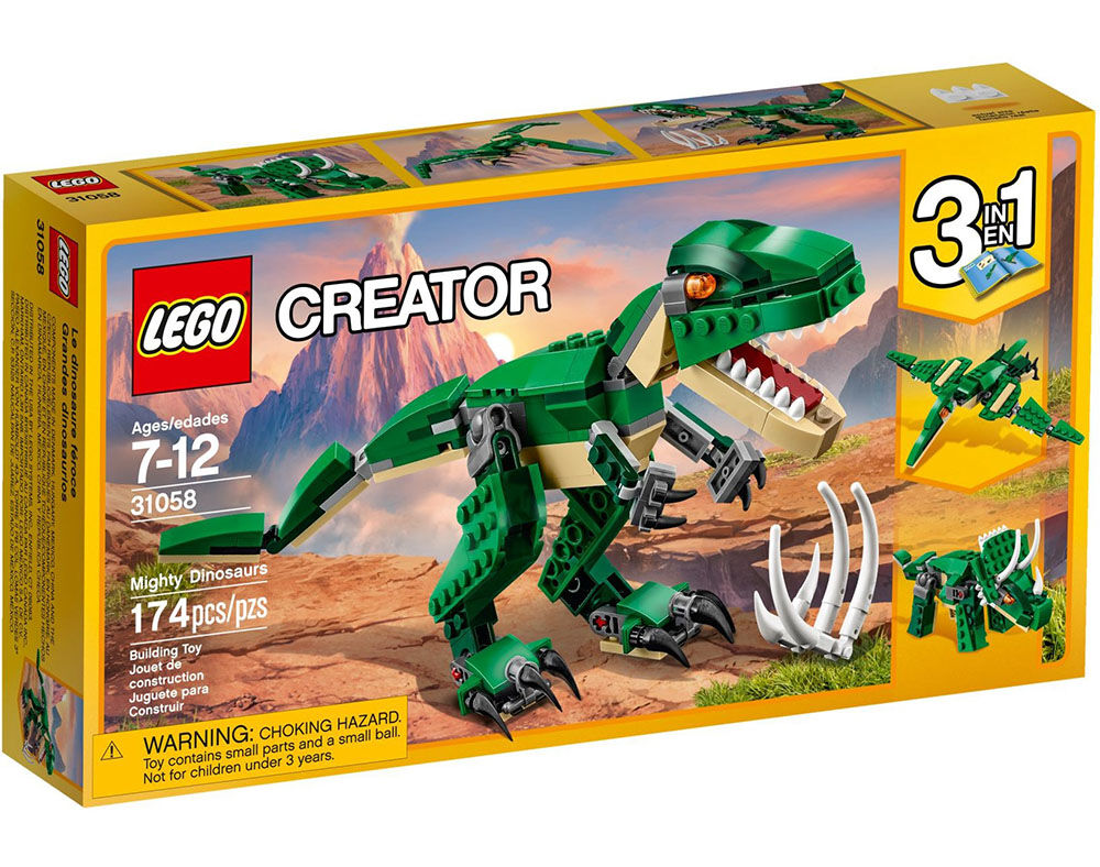 DINOSSAUROS FEROZES LEGO CREATOR 31058 image number 0