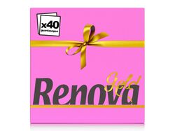 Guardanapos Renova Gold Rosa Pack 40 Unidades 40 un